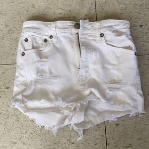 High rise shorts